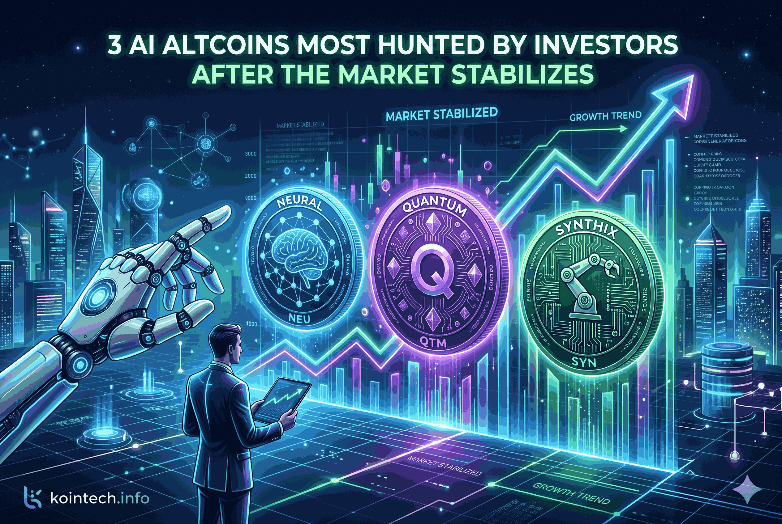 3 Altcoin AI Paling Diburu Investor Setelah Market Kembali Stabil