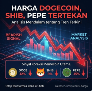 Harga Dogecoin, SHIB, dan PEPE Tertekan, Ini Sinyalnya