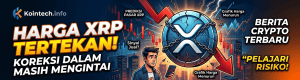 Harga XRP Tertekan, Koreksi Dalam Masih Mengintai