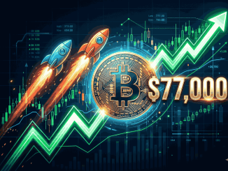 Market Panas! 2 Altcoin Terbang Saat Bitcoin Sentuh $77.000