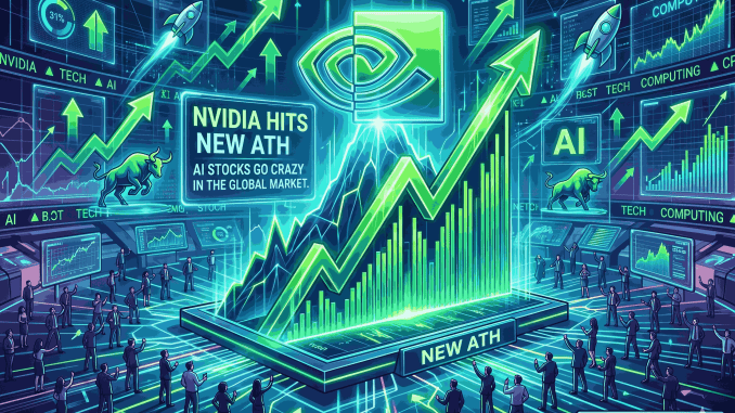 Nvidia Cetak ATH Baru, Saham AI Makin “Gila” di Pasar Global