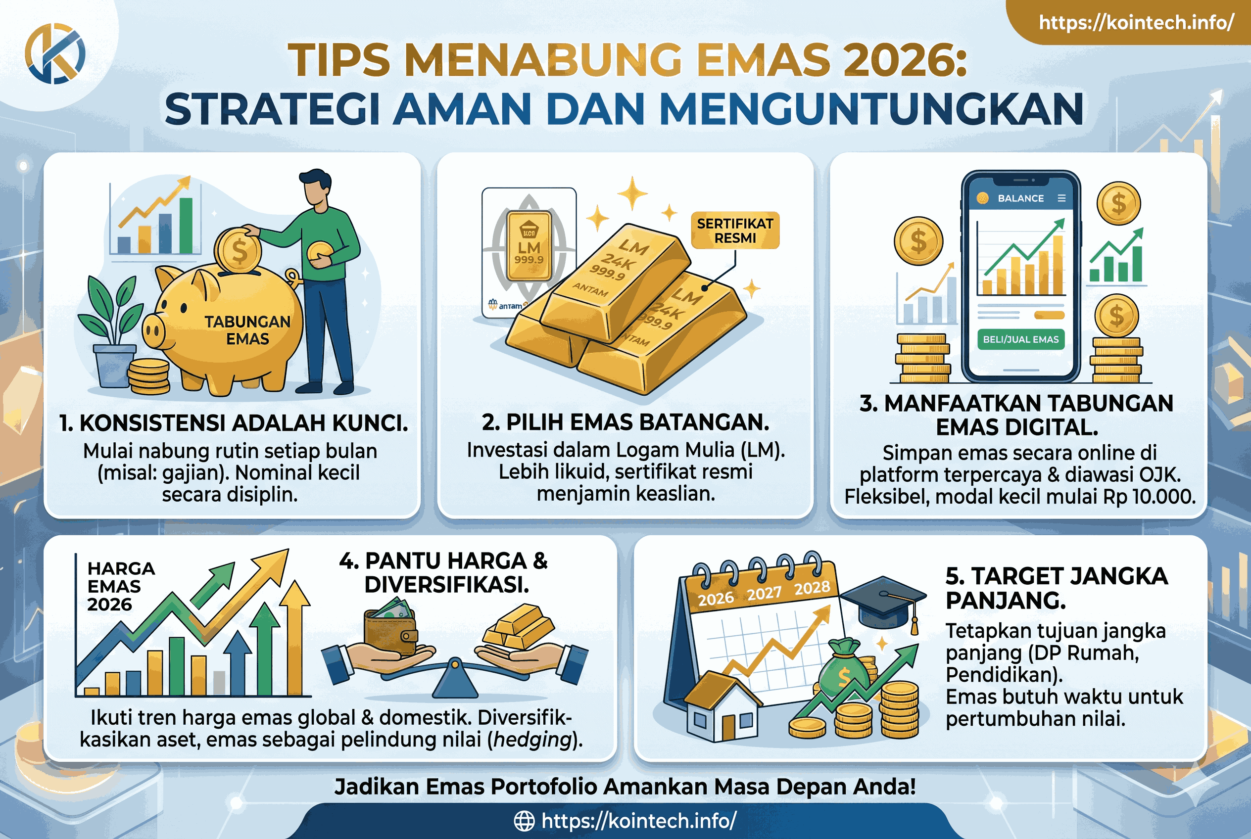 Tips Menabung Emas 2026: Strategi Aman dan Menguntungkan
