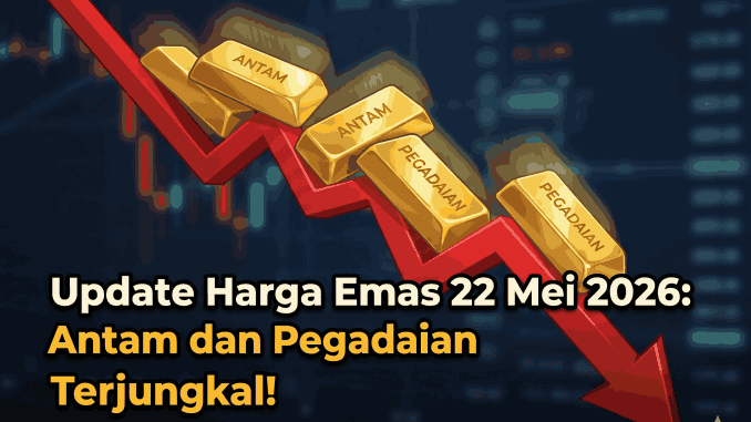 Update Harga Emas 22 Mei 2026: Antam dan Pegadaian Terjungkal!