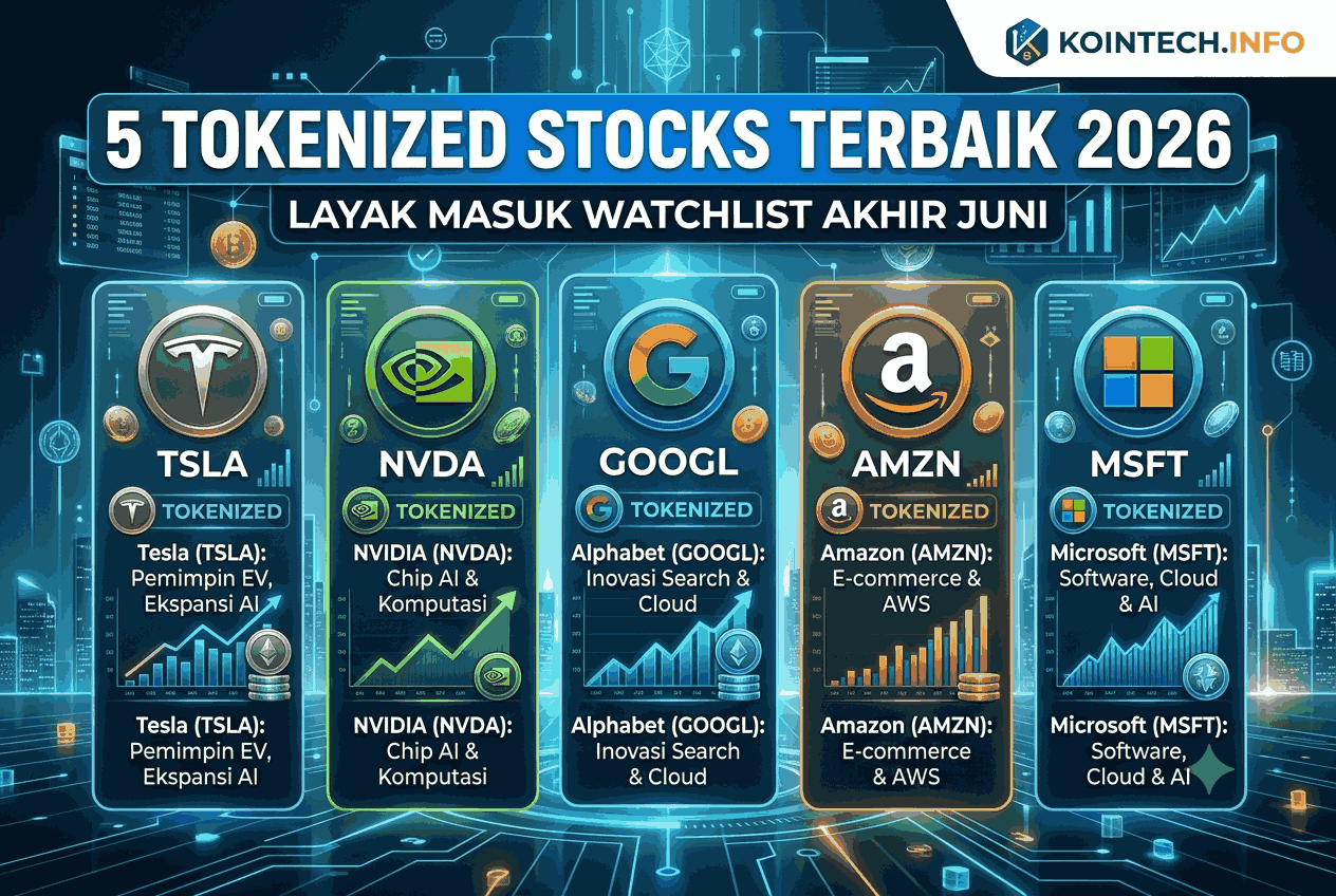 5 Tokenized Stocks Terbaik 2026, Layak Masuk Watchlist Akhir Juni