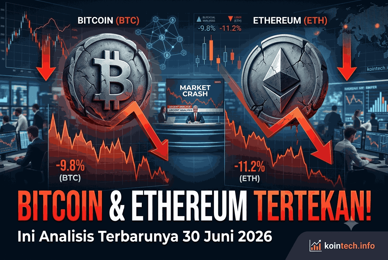 Bitcoin & Ethereum Tertekan! Ini Analisis Terbarunya 30 Juni 2026