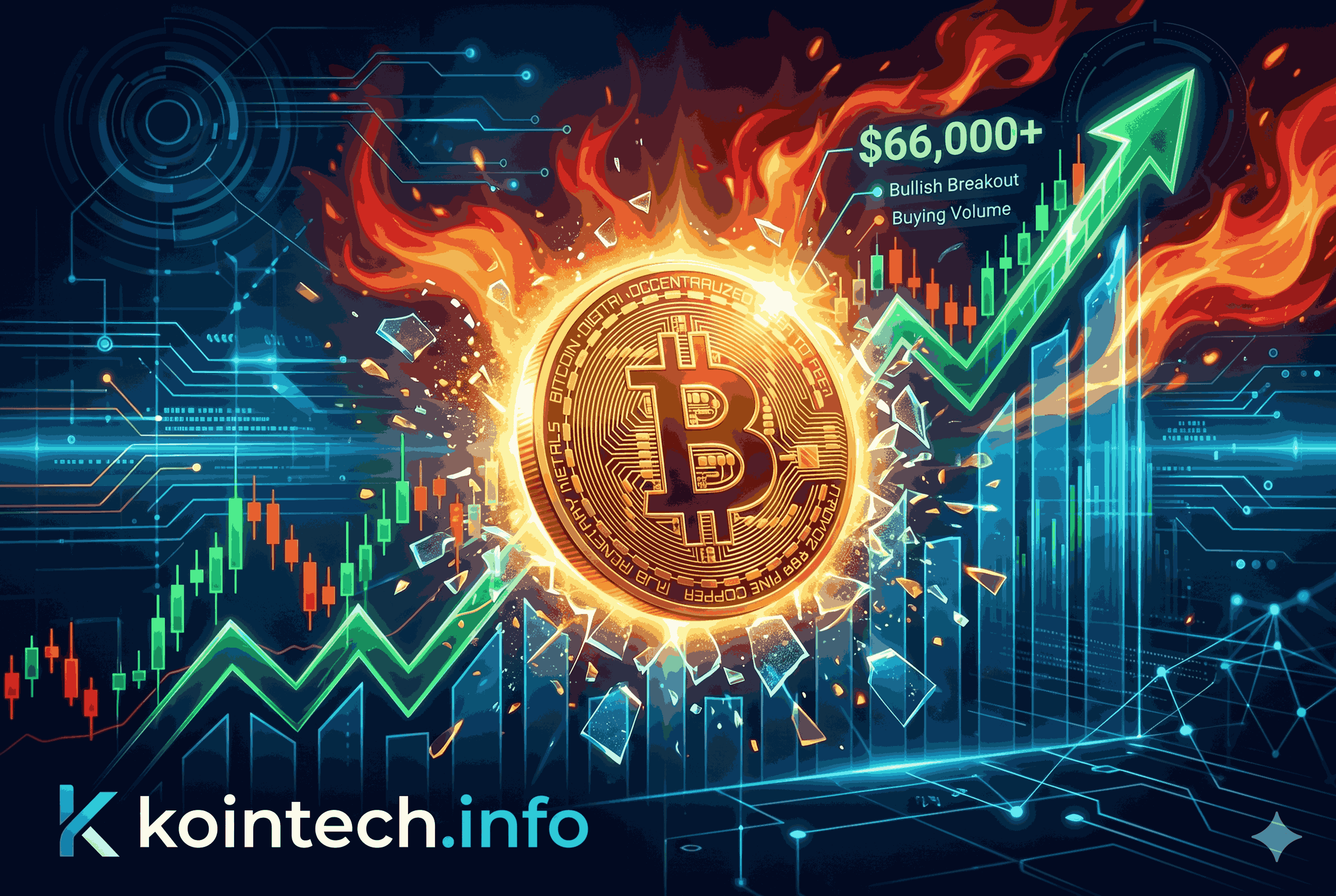 Bitcoin Tembus $66K? Ini Skenario yang Bikin Market Panas