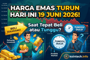Harga Emas Turun Hari Ini 19 Juni 2026! Saat Tepat Beli atau Tunggu?