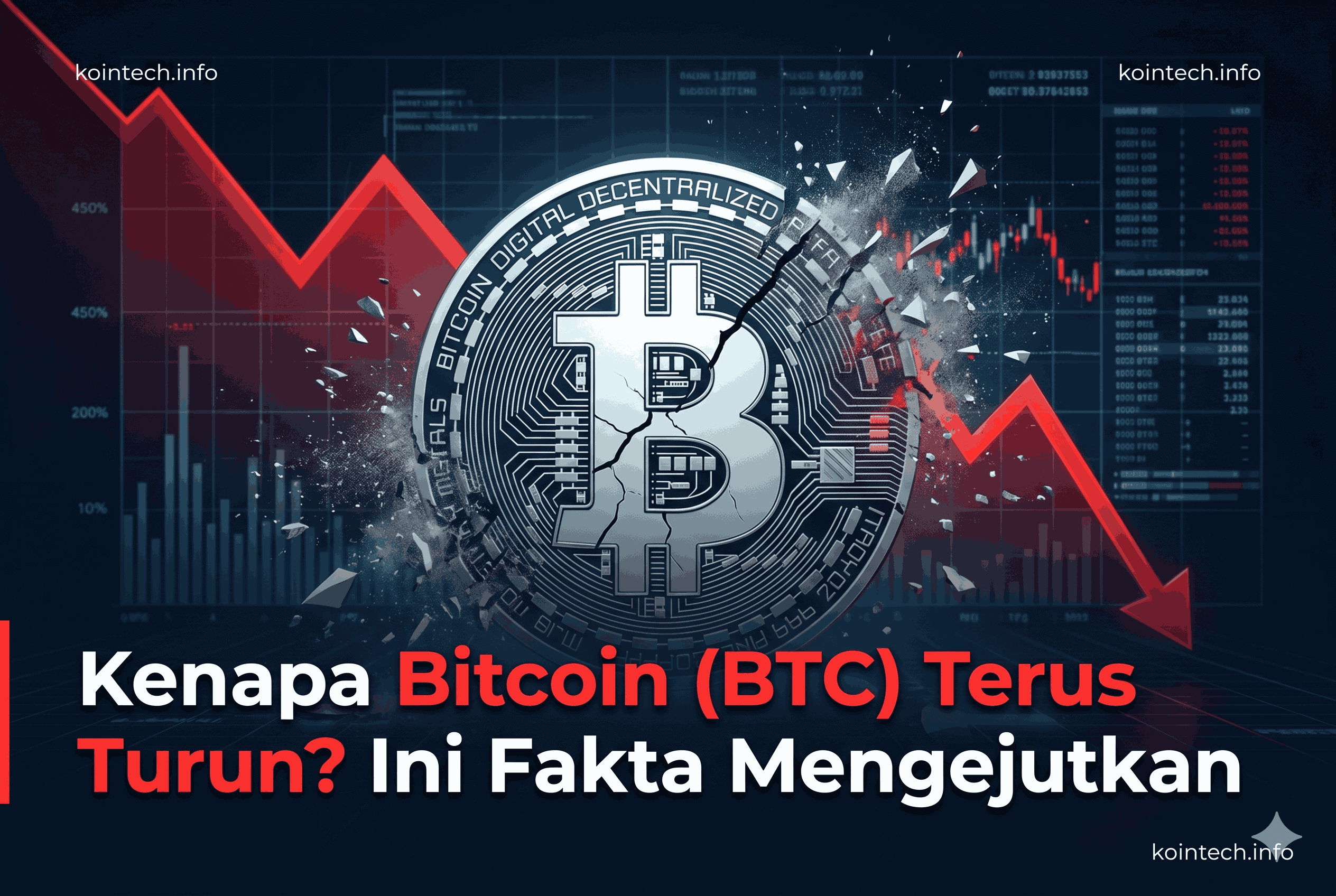 Kenapa Bitcoin (BTC) Terus Turun? Ini Fakta Mengejutkan