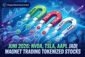 NVDA TSLA AAPL Jadi Magnet Trading Tokenized Stocks Juni 2026