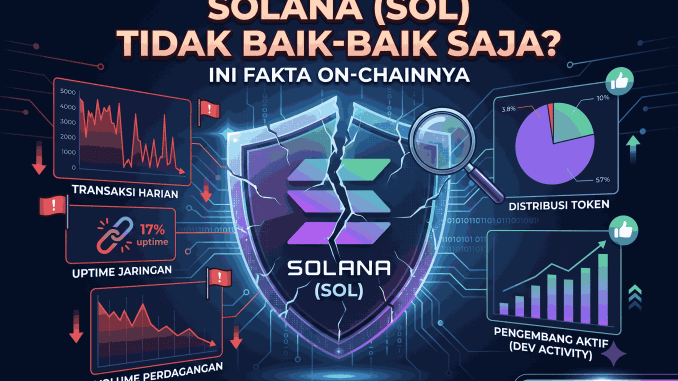 Solana (SOL) Tidak Baik-Baik Saja? Ini Fakta On-Chainnya
