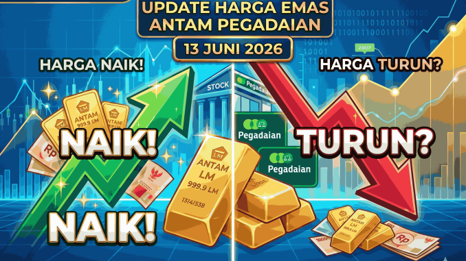Update Harga Emas Antam Pegadaian: Naik atau Turun?