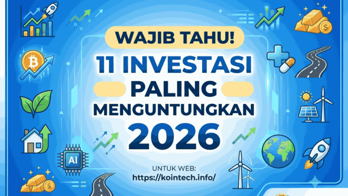 Wajib Tahu! 11 Investasi Paling Menguntungkan 2026