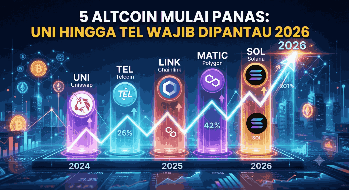5 Altcoin Ini Mulai Panas, UNI Hingga TEL Wajib Dipantau 2026