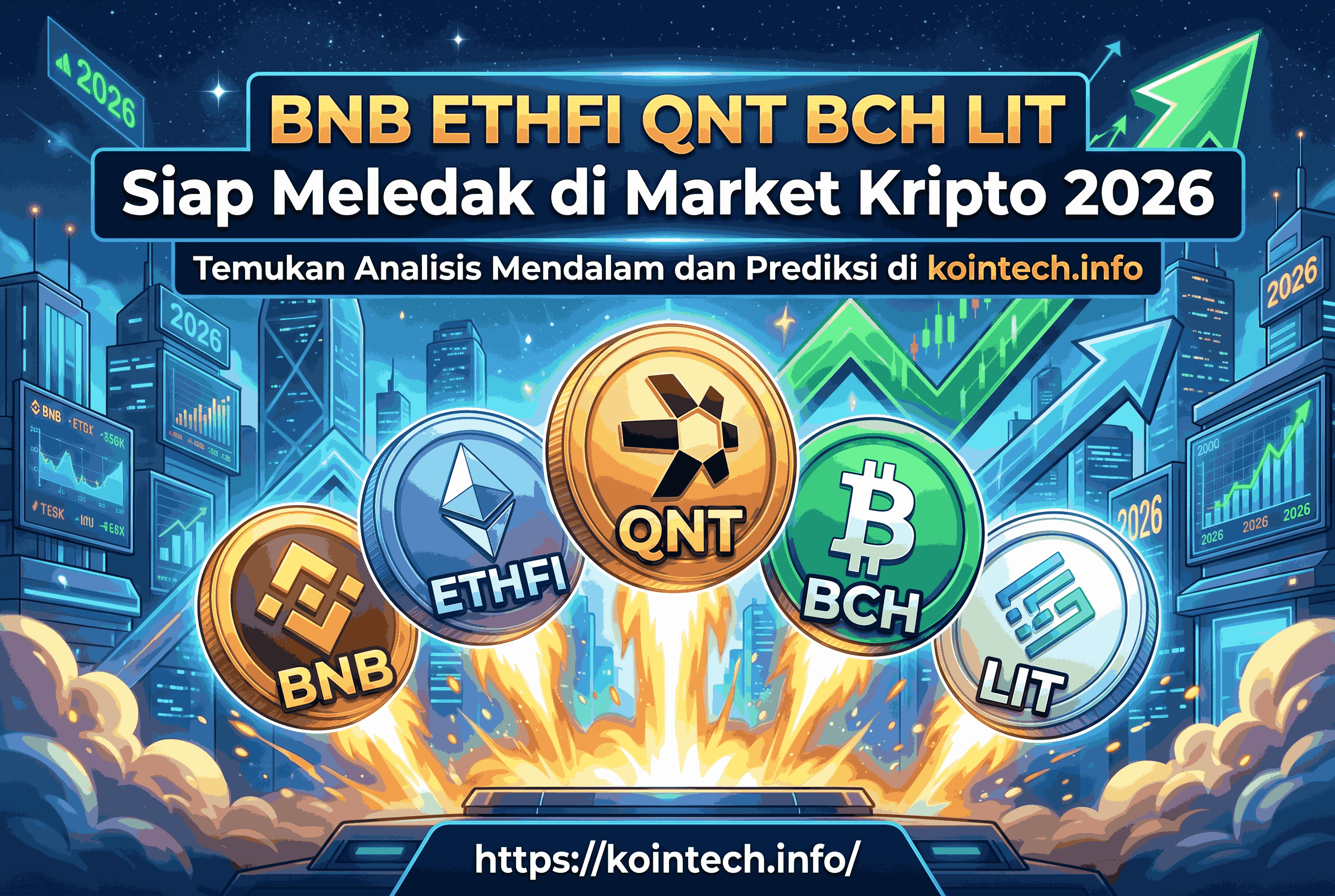BNB ETHFI QNT BCH LIT Siap Meledak di Market Kripto 2026