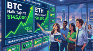 BTC dan ETH Naik Tajam, Market Crypto Menguat Hari Ini 7 Juli 2026