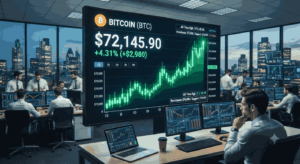 Bitcoin Melonjak ke US$72.000, Investor Pantau Level Berikutnya