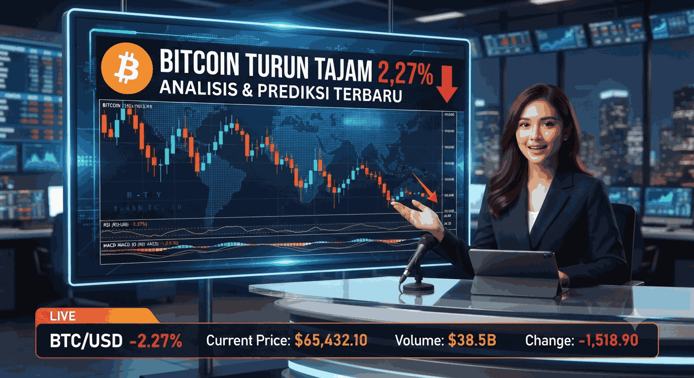 Bitcoin Turun Tajam 2,27%, Simak Analisis dan Prediksi Terbaru