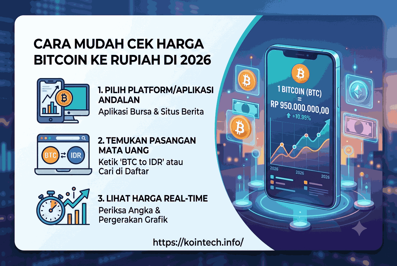 Cara Cek Harga 1 Bitcoin ke Rupiah dengan Mudah 2026