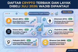 Daftar Crypto Terbaik dan Layak Dibeli Juli 2026 Wajib Dipantau