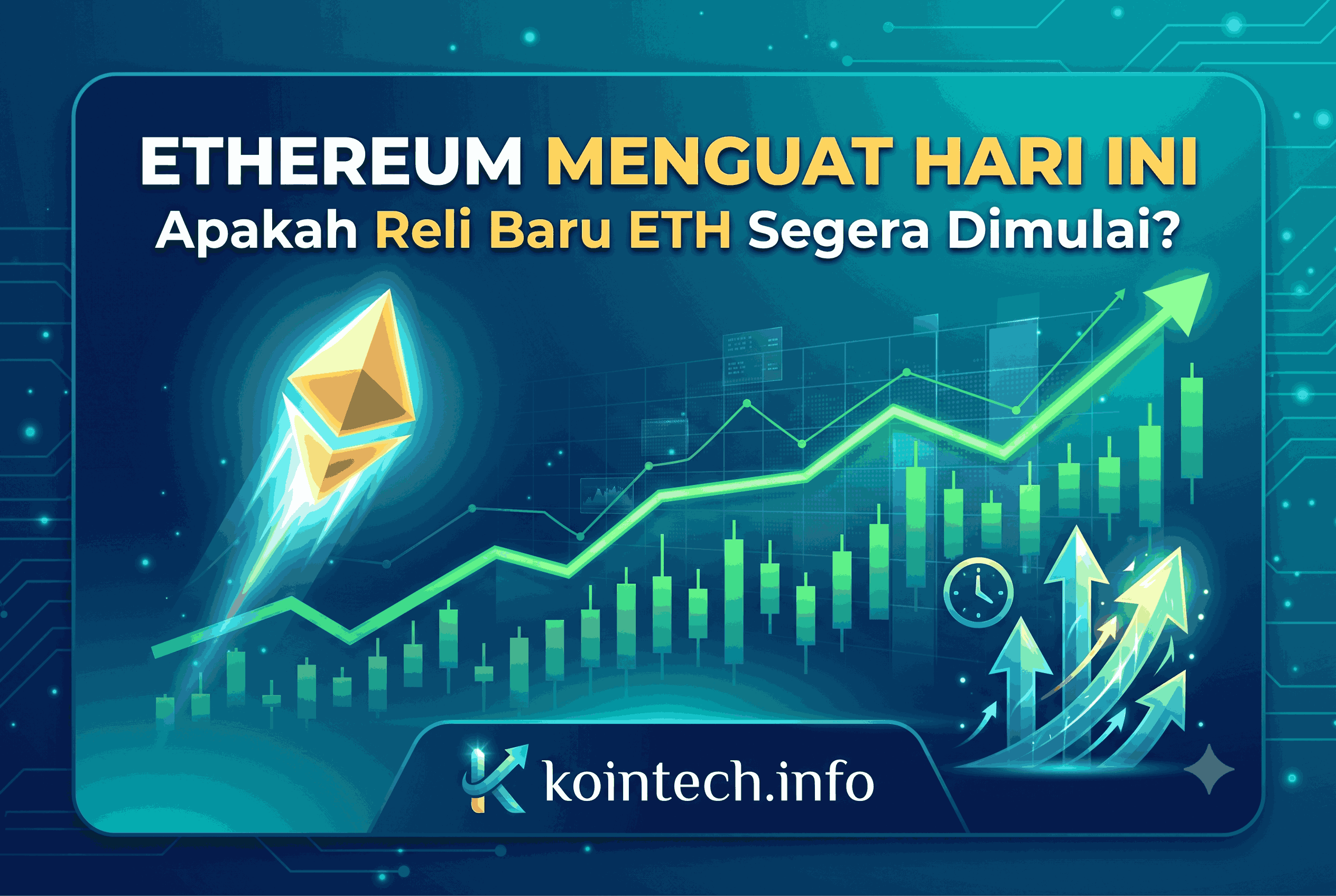 Ethereum Menguat Hari Ini, Apakah Reli Baru ETH Segera Dimulai?