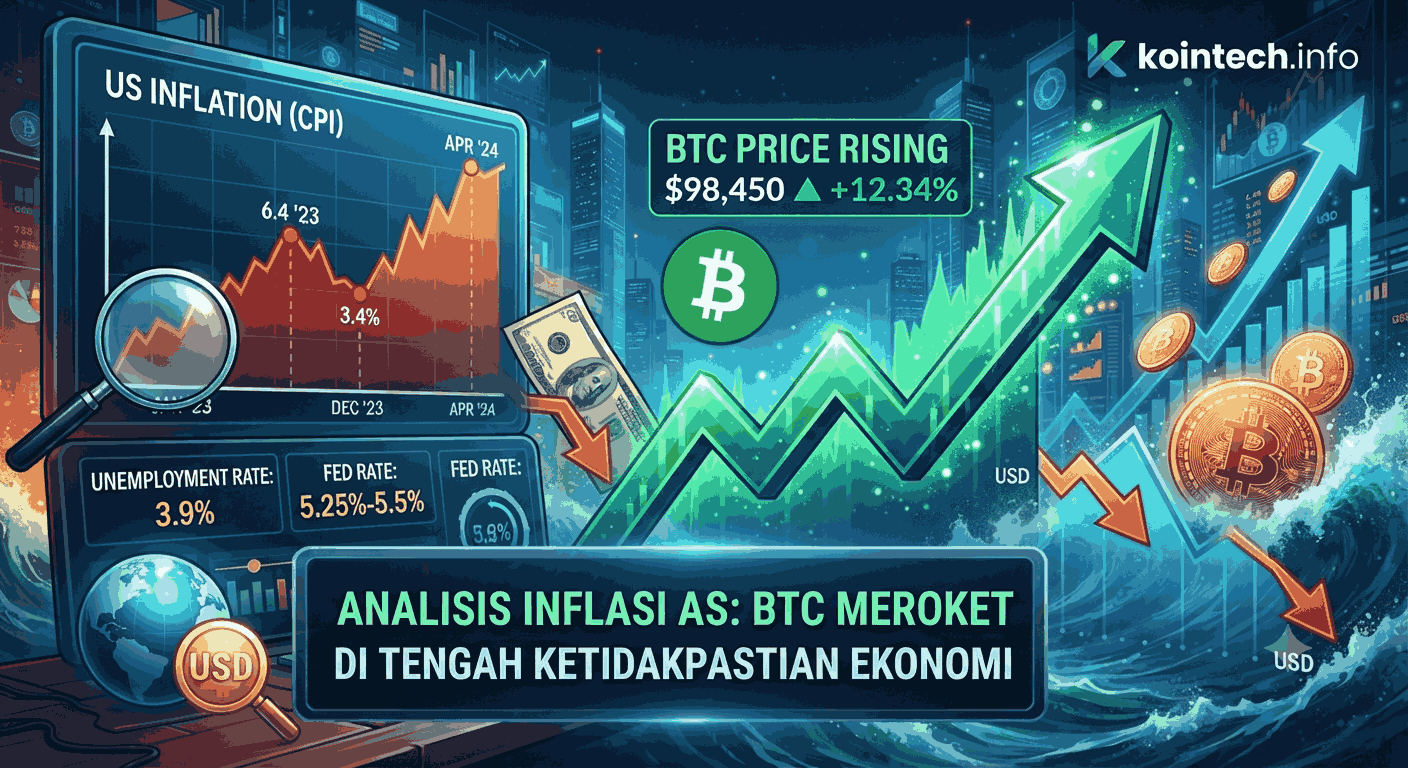 Harga BTC Berpeluang Naik? Simak Analisis Inflasi AS Terbaru
