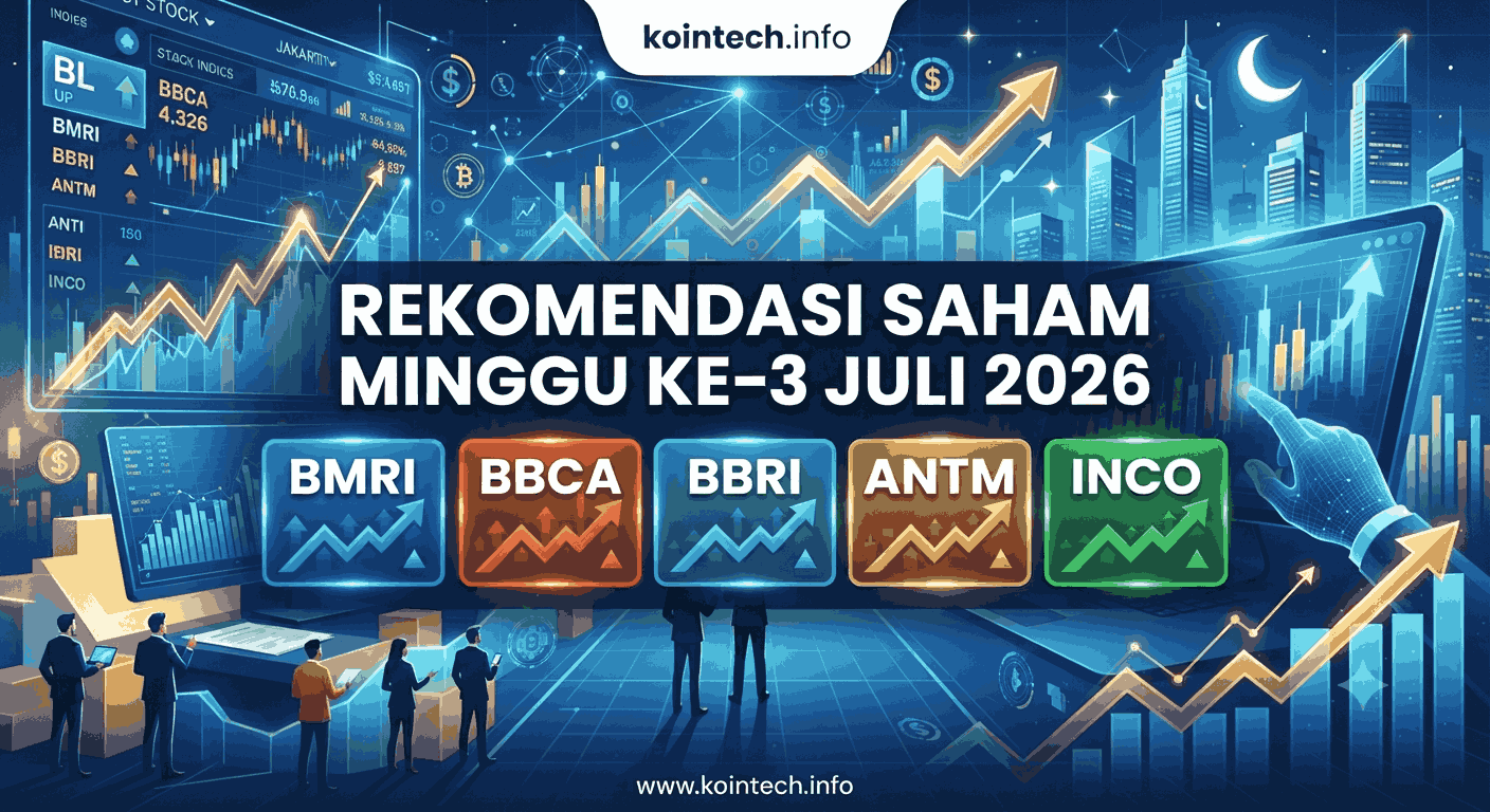 Rekomendasi Saham Minggu Ke-3 Juli 2026, 6 Emiten Disorot