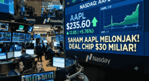 Saham AAPL Melonjak? Deal Chip $30 Miliar Jadi Sorotan
