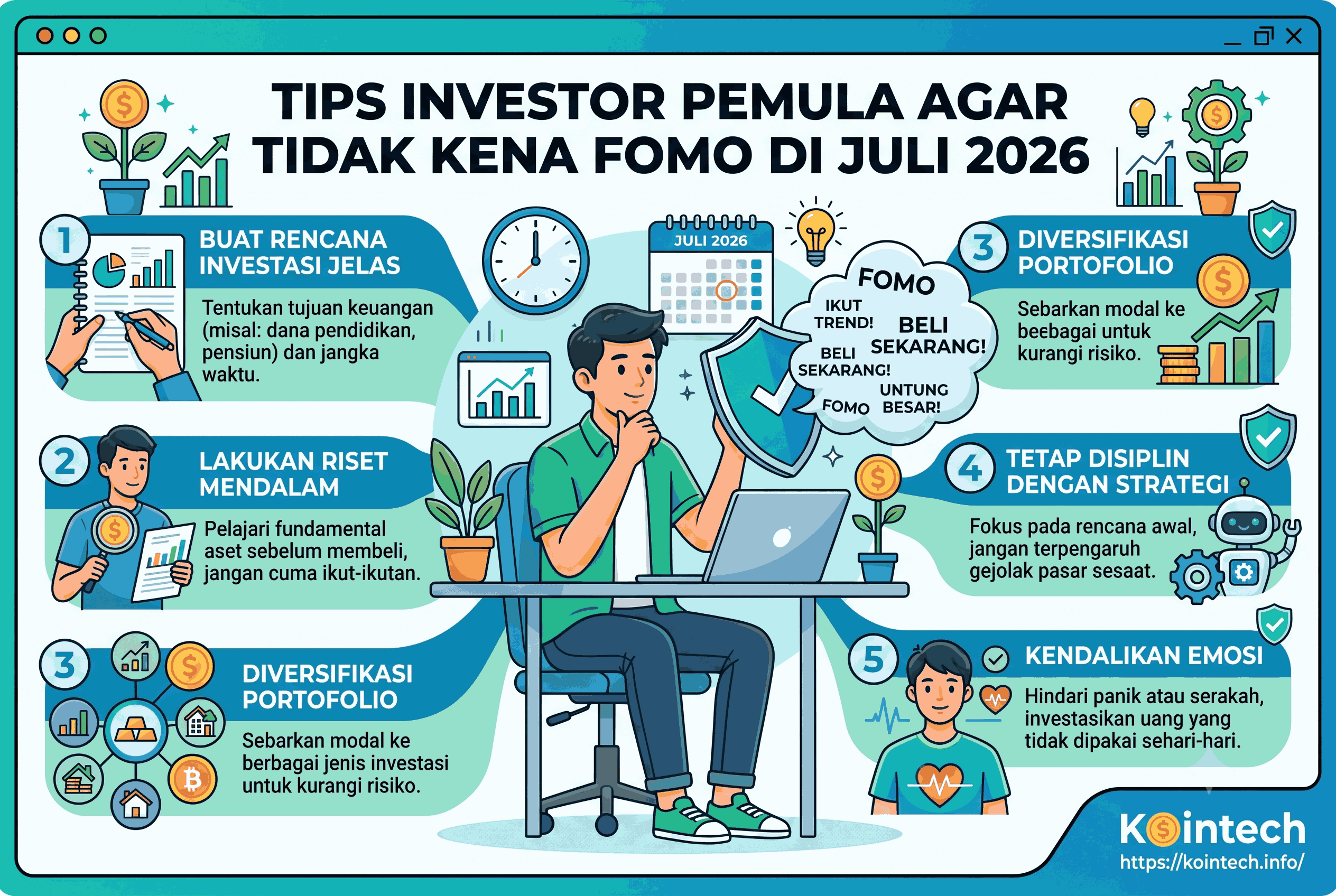 Tips Investor Pemula Agar Tidak Kena FOMO di Juli 2026